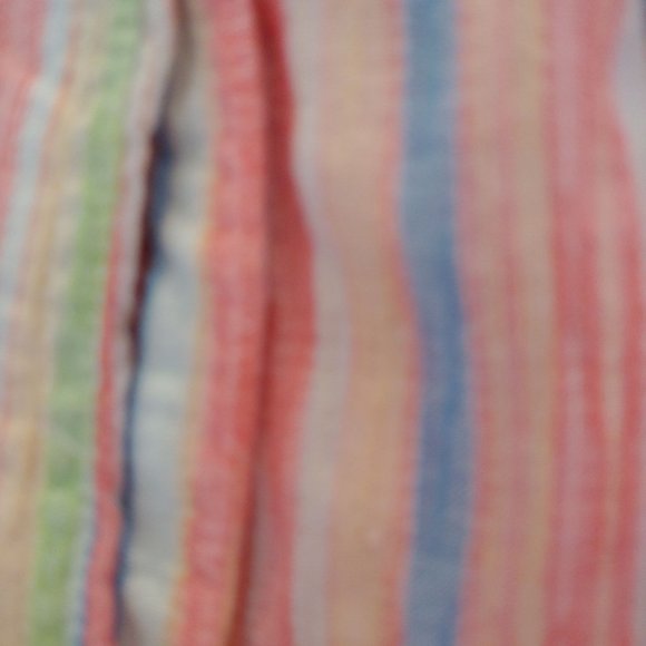 Tommy Hifiger long sleeve button down stripe dress with drawstring XS - Picture 10 of 13